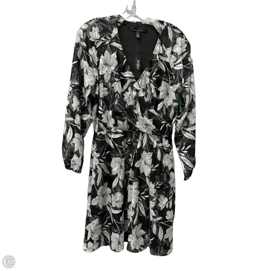 Dress Casual Midi By White House Black Market In Black & White, Size: 6