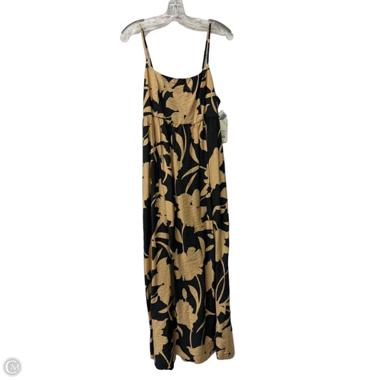 Dress Casual Maxi By A New Day In Black & Tan, Size: S