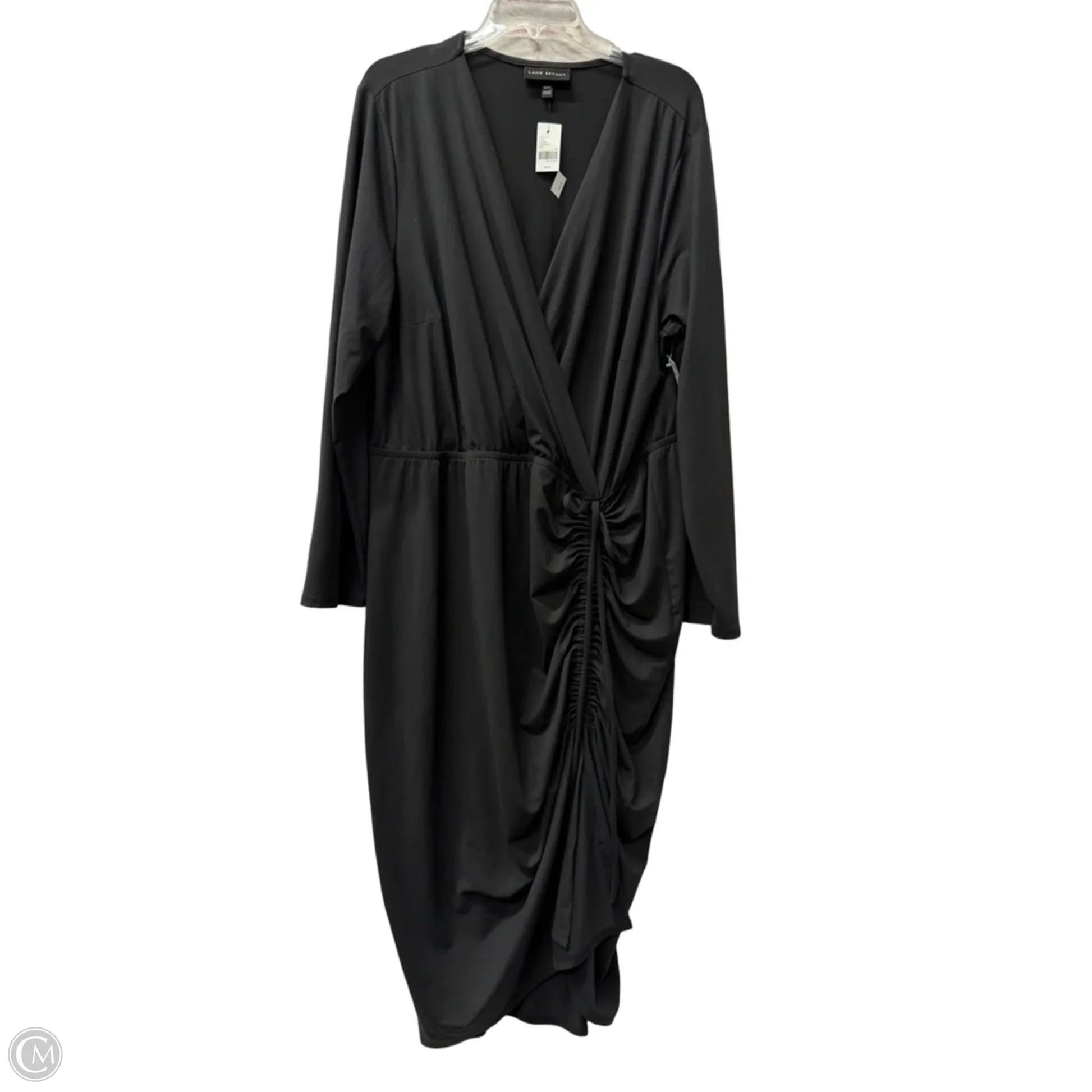 lane bryant long black dress Vintage 1970s Black Dress Lane Bryant Tall Shop M/L Long Sleeves