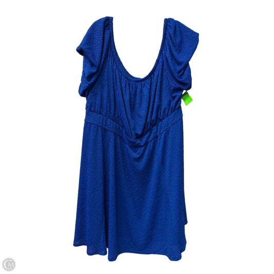 Dress Casual Short By Torrid In Blue, Size: 4x