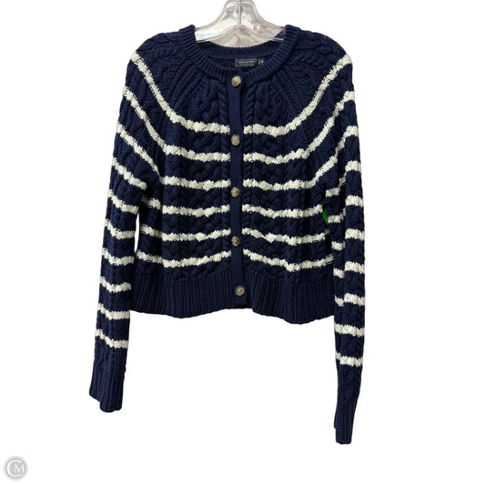 Sweater Cardigan By Vineyard Vines In Blue, Size: M