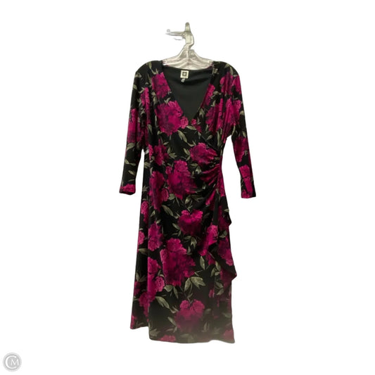 Dress Casual Short By Anne Klein In Pink, Size: M