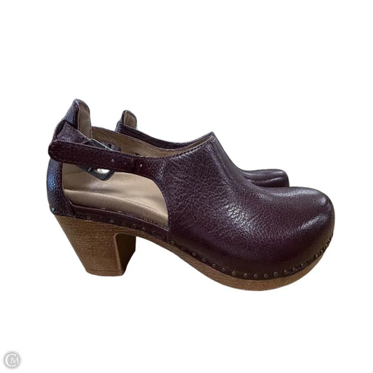 Shoes Heels Block By Dansko In Brown, Size: 5.5