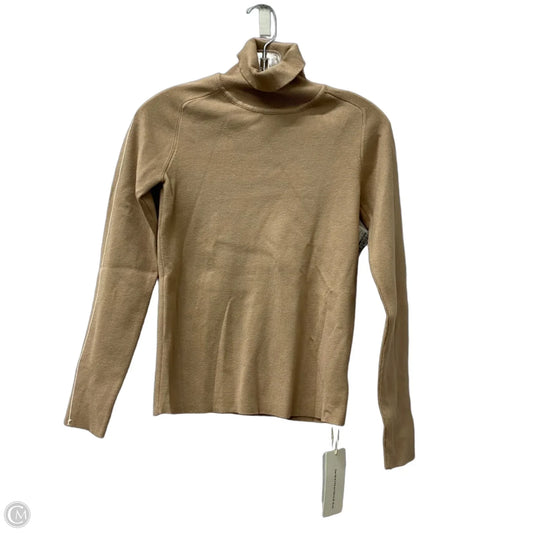 Top Long Sleeve By Commense In Tan, Size: S