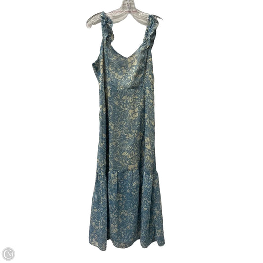 Dress Casual Maxi By Hem & Thread In Blue, Size: M