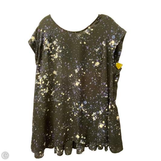 Top Short Sleeve By Sejour In Black, Size: 1x