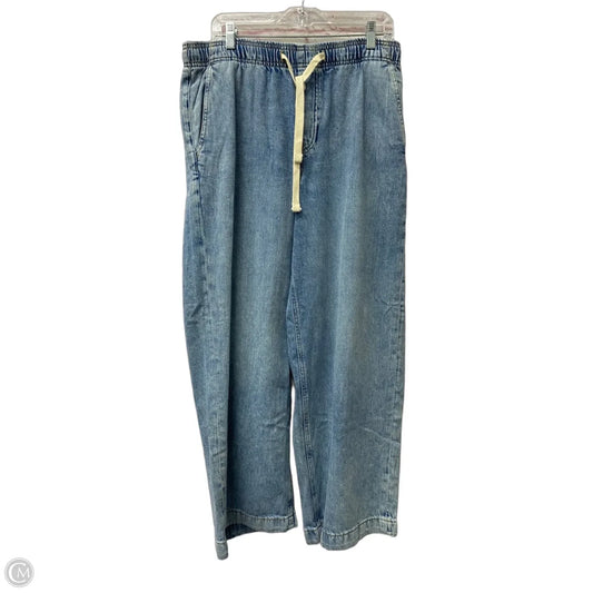 Jeans Wide Leg By Gap In Blue, Size: 8