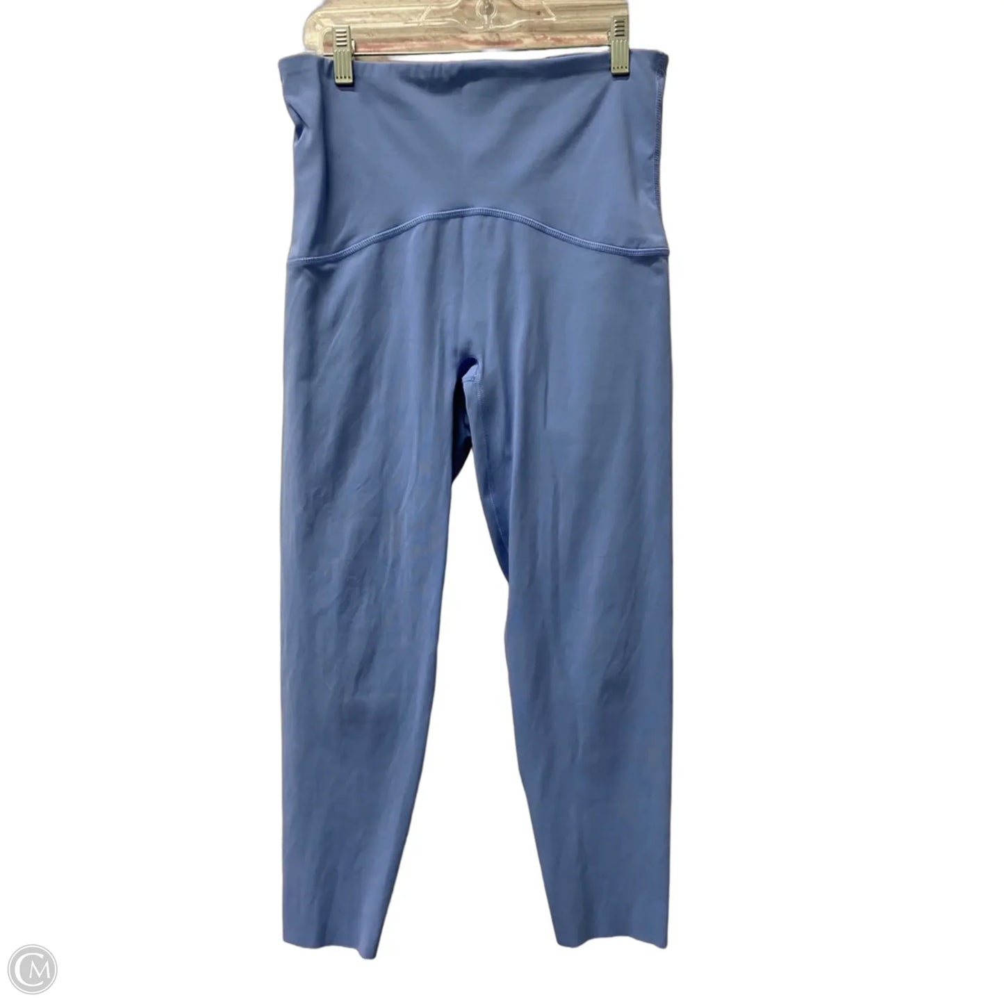 Athletic Leggings By Spanx In Blue, Size: L
