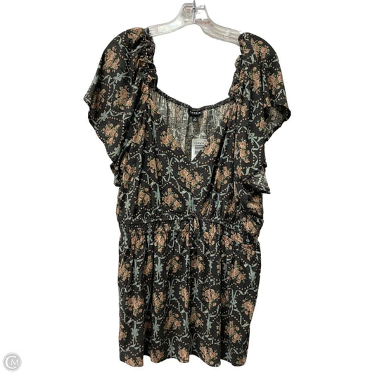 Top Short Sleeve By Torrid In Grey, Size: 3x