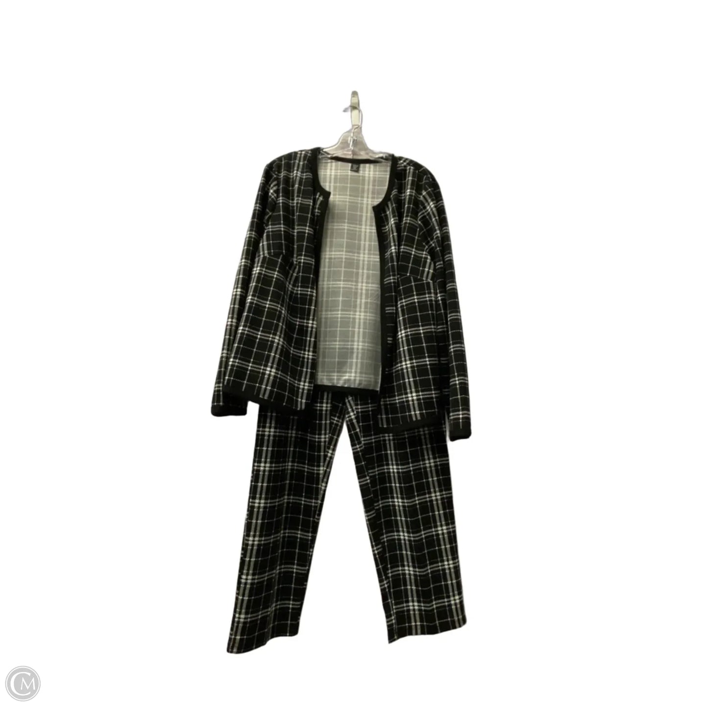 Pants Set 2pc By Shein In Black, Size: 2x