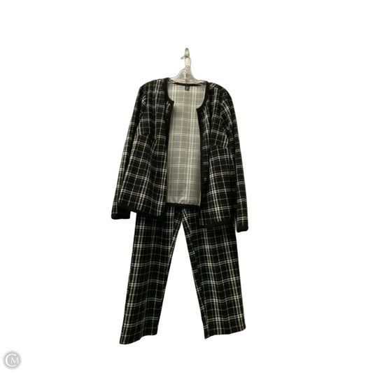 Pants Set 2pc By Shein In Black, Size: 2x