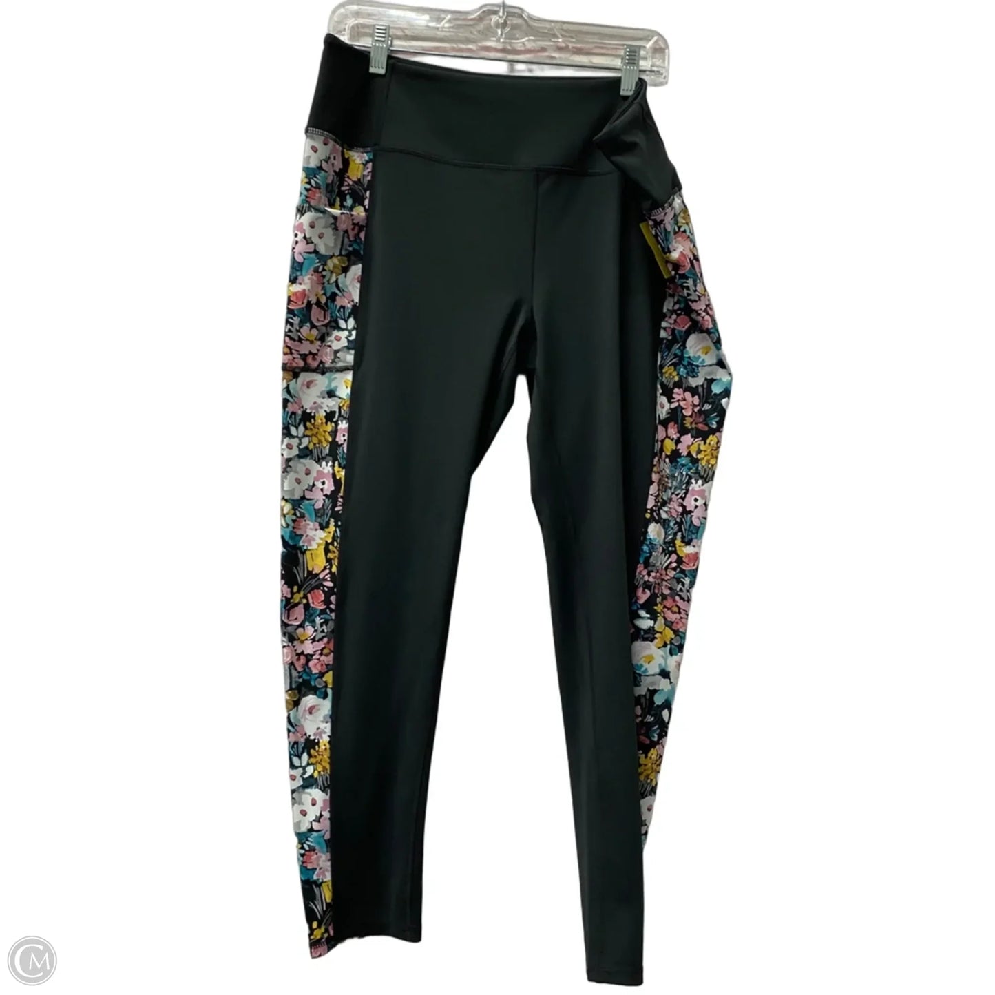 Athletic Leggings By Vera Bradley In Grey, Size: Xl