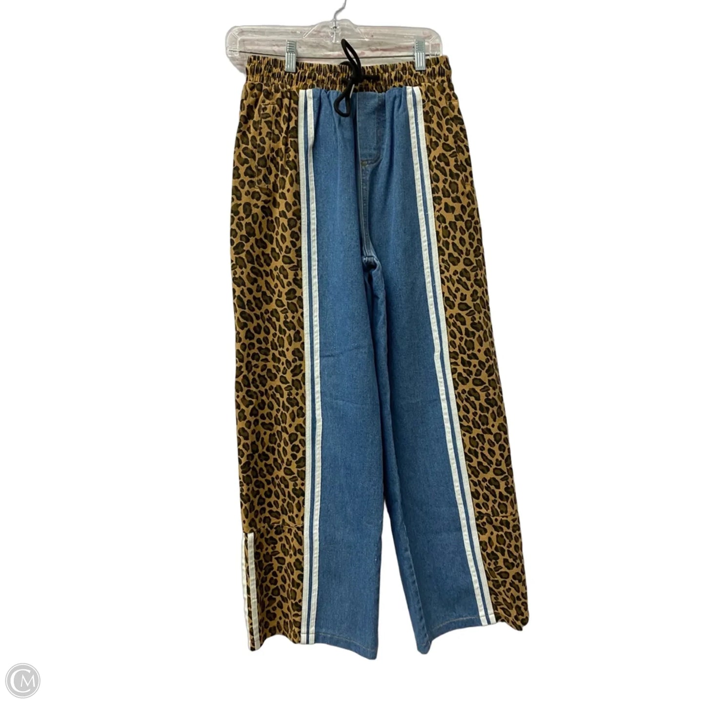 Jeans Wide Leg By Bibi In Animal Print, Size: 6
