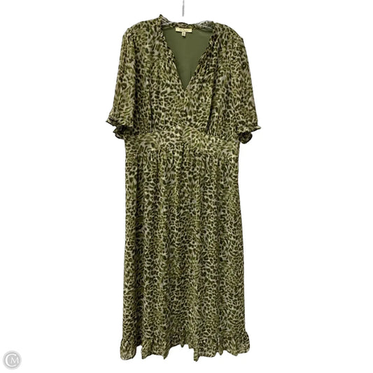 Dress Casual Maxi By Cme In Green, Size: 1x