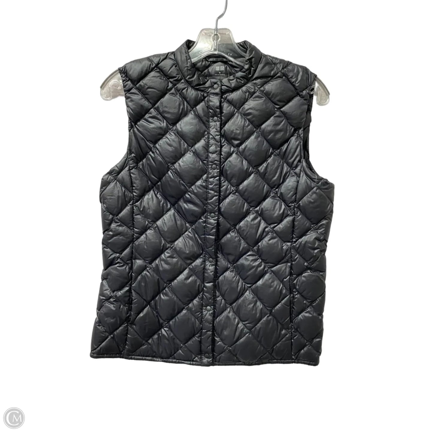 Vest Puffer & Quilted By Uniqlo In Black, Size: M