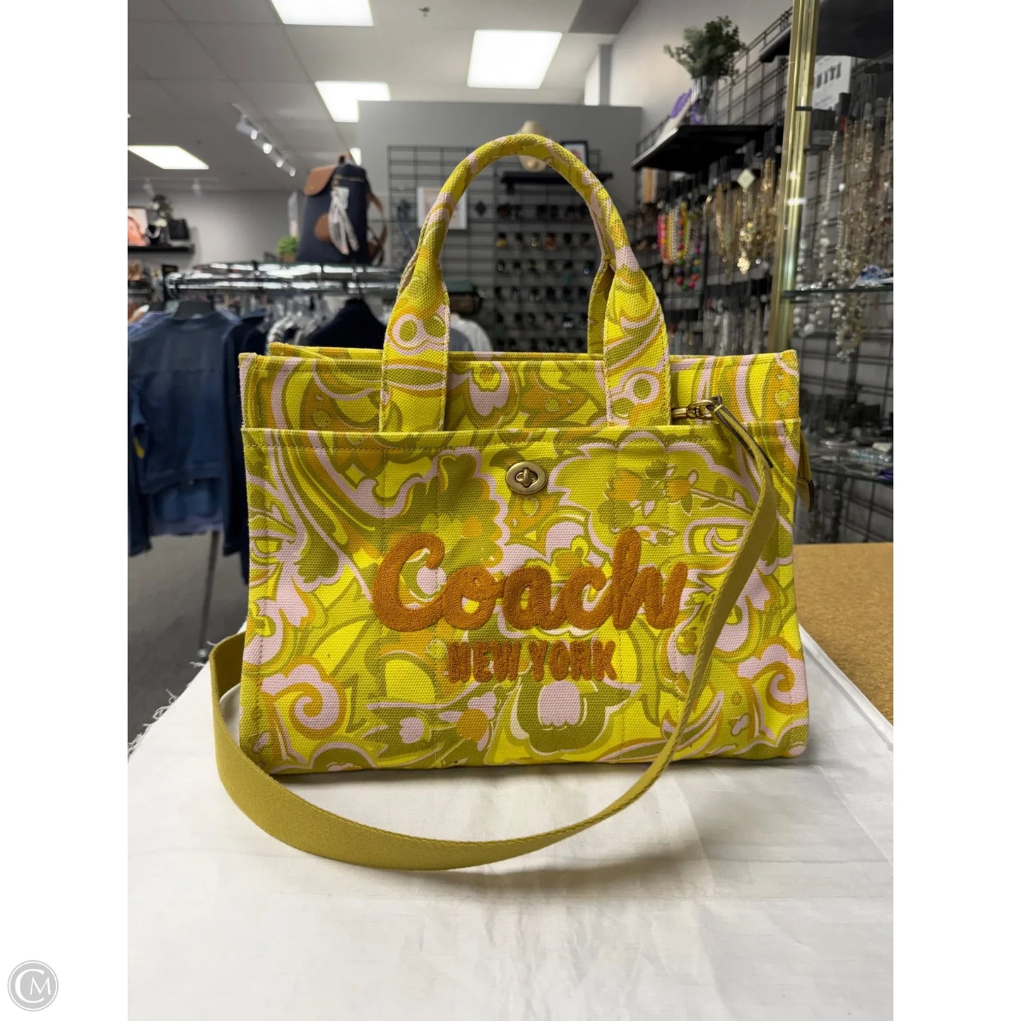Handbag Designer By Coach, Size: Medium