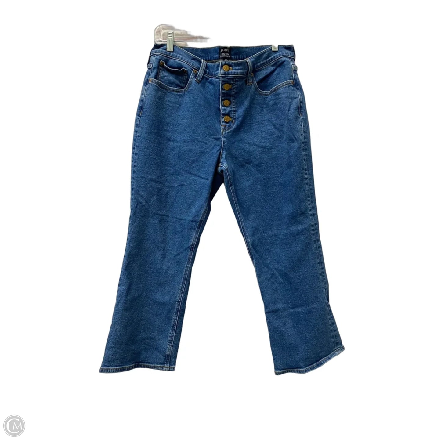 Jeans Cropped By J. Crew In Blue, Size: 12