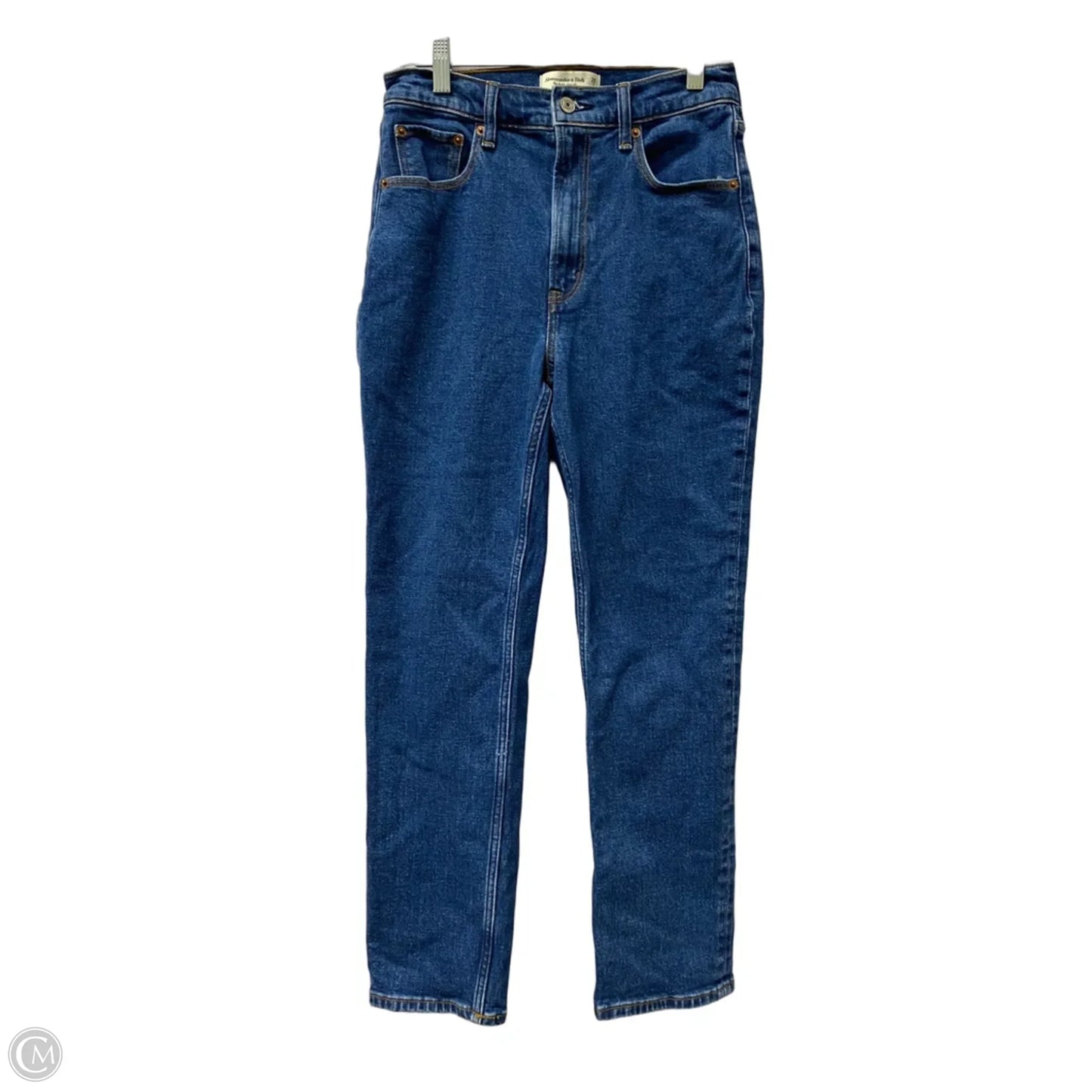 Jeans Straight By Abercrombie And Fitch In Blue, Size: 2