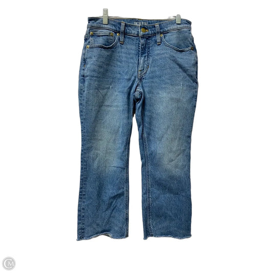 Jeans Cropped By J. Crew In Blue, Size: 6p