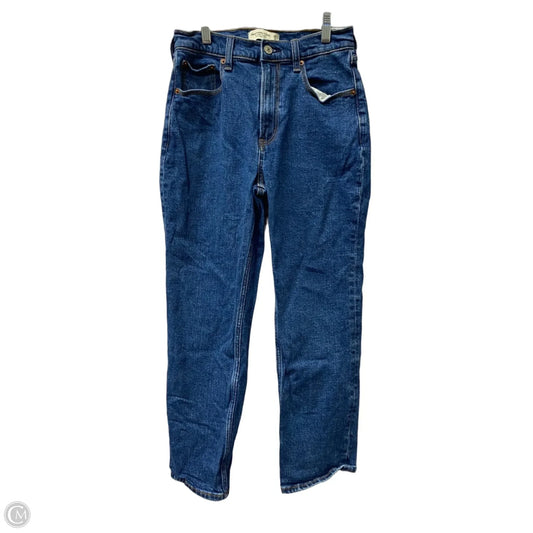 Jeans Cropped By Abercrombie And Fitch In Blue, Size: 2