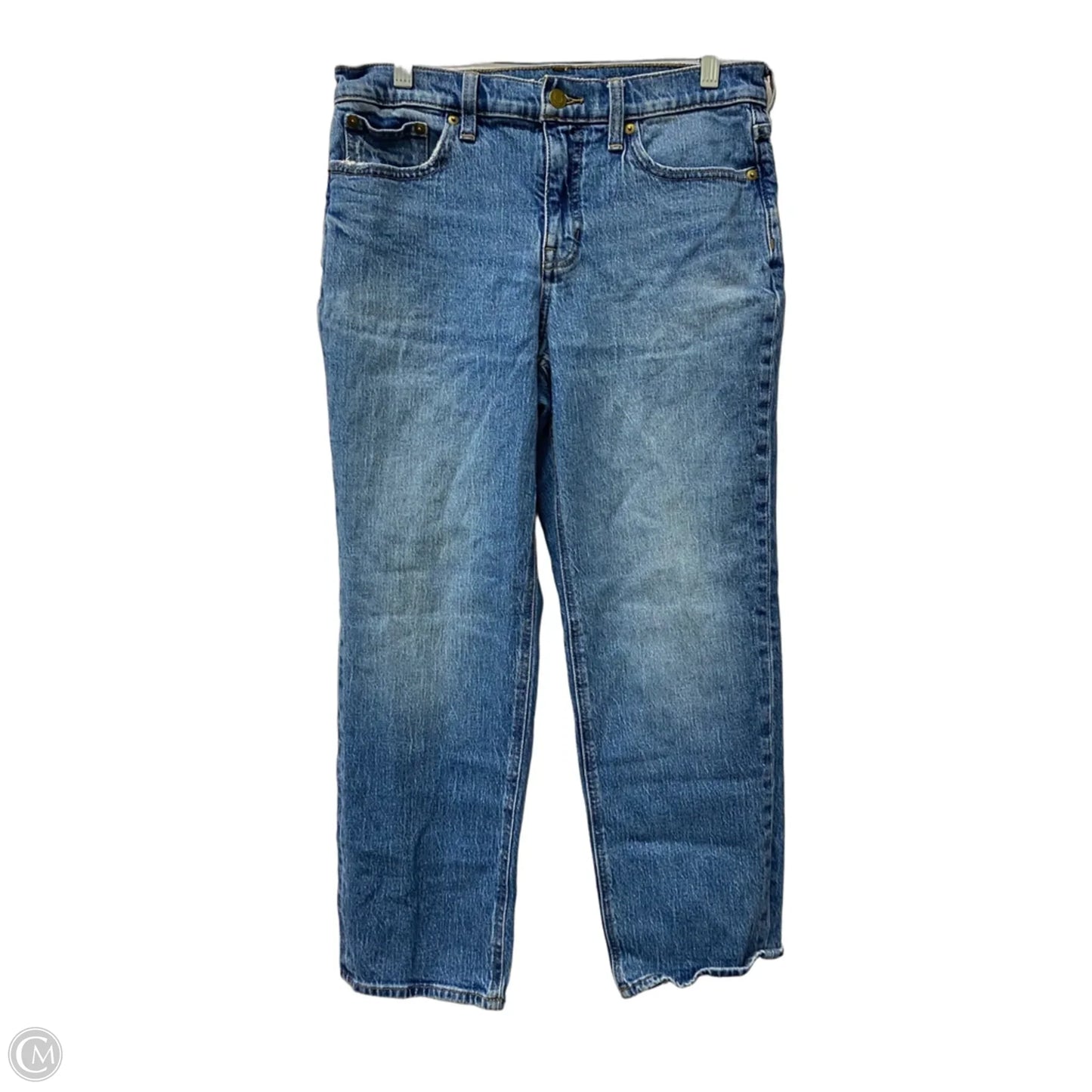 Jeans Straight By J. Crew In Blue, Size: 6p