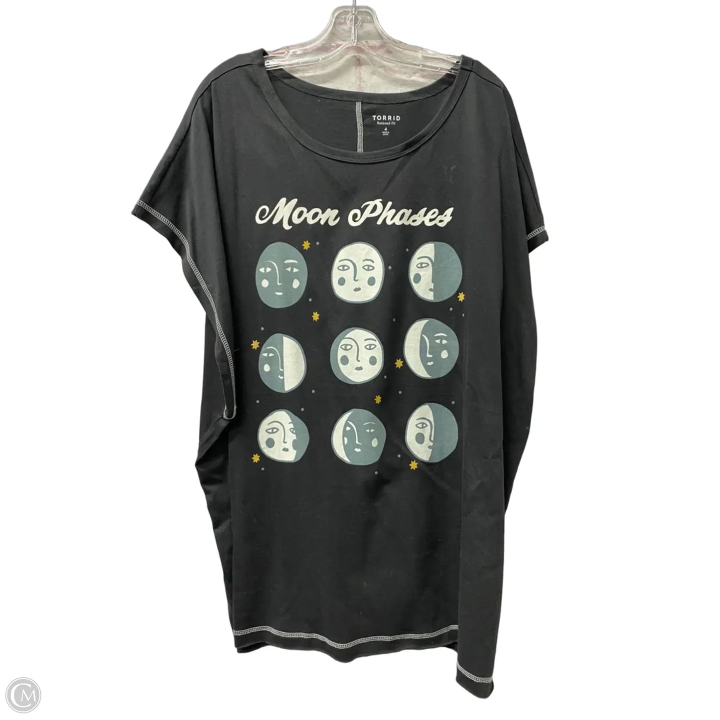 Top Short Sleeve By Torrid In Grey, Size: 4x
