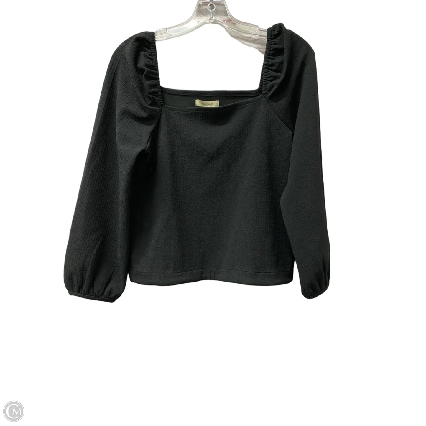 Top Long Sleeve By Madewell In Black, Size: M