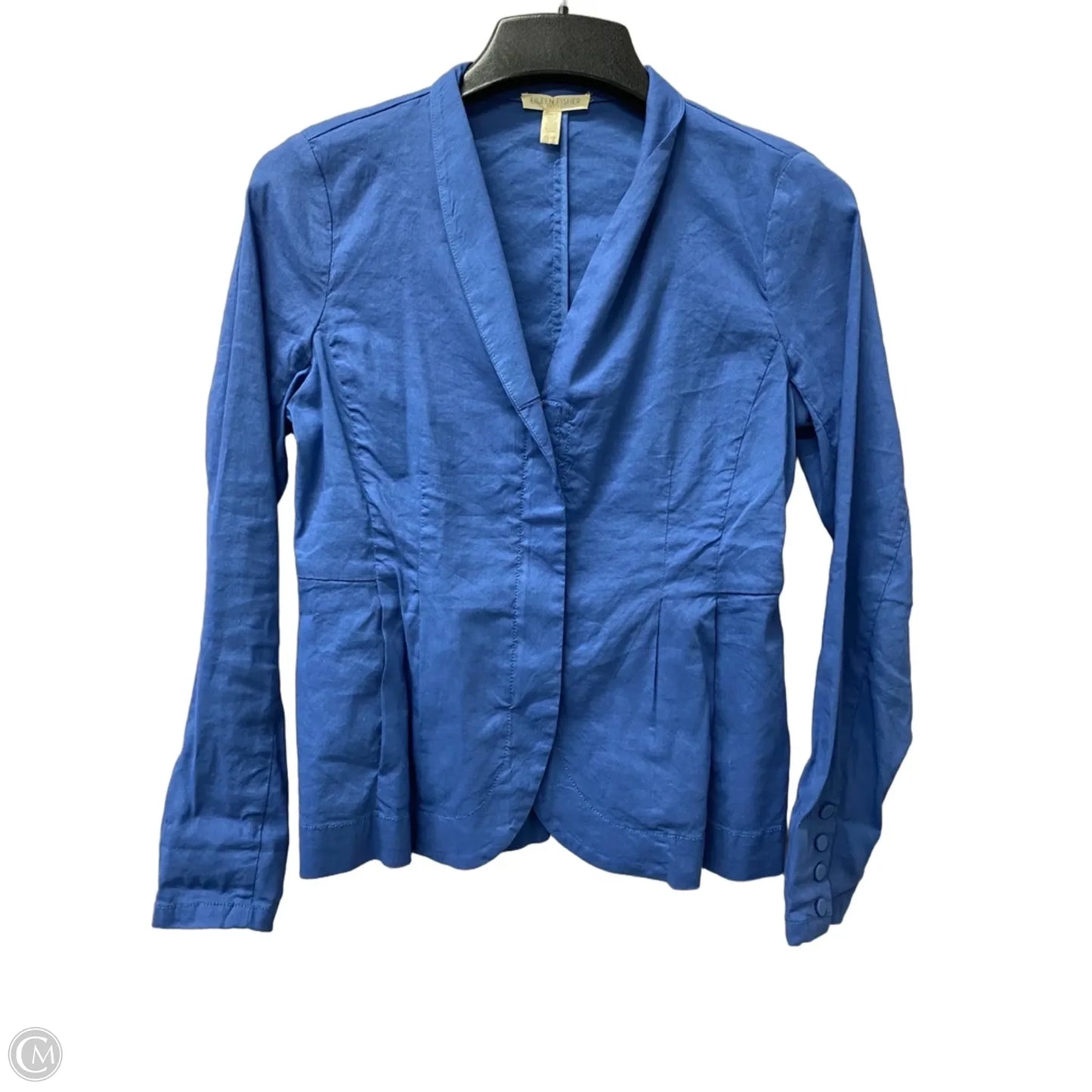 Blazer By Eileen Fisher In Blue, Size: Sp