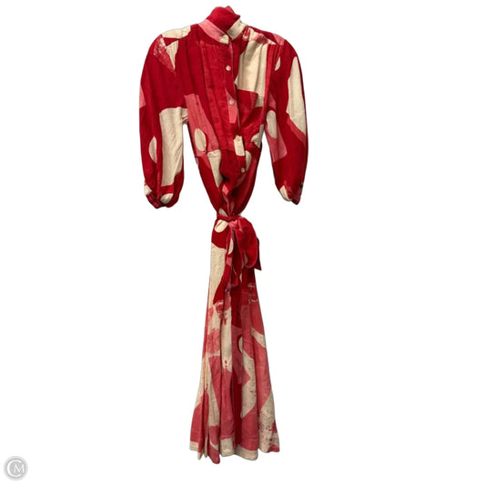 Dress Casual Maxi By Maeve In Red, Size: Sp
