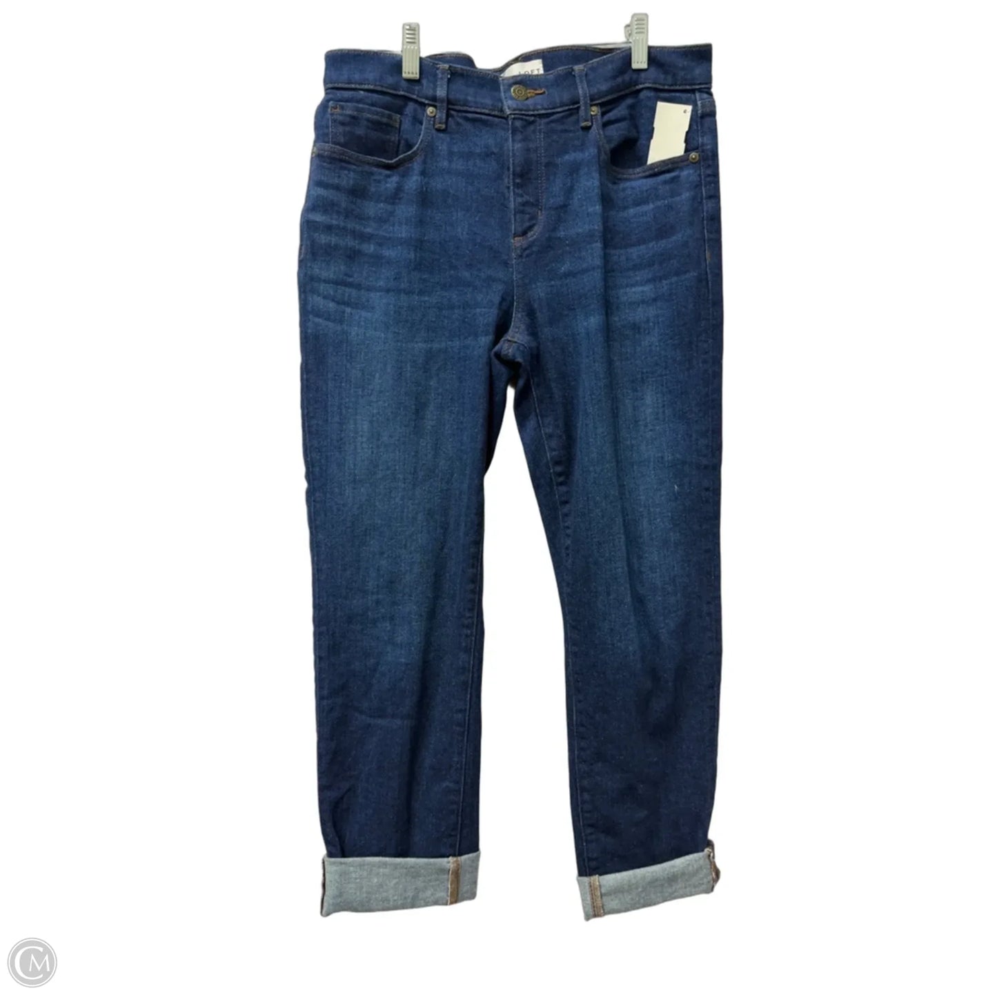 Jeans Cropped By Loft In Blue, Size: 8