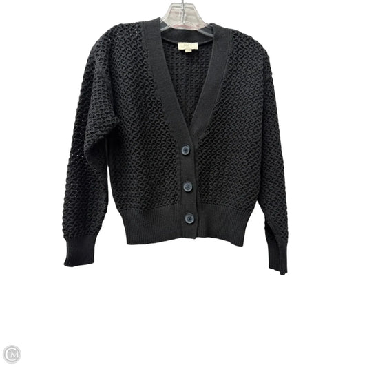 Sweater Cardigan By Loft In Black, Size: Xs