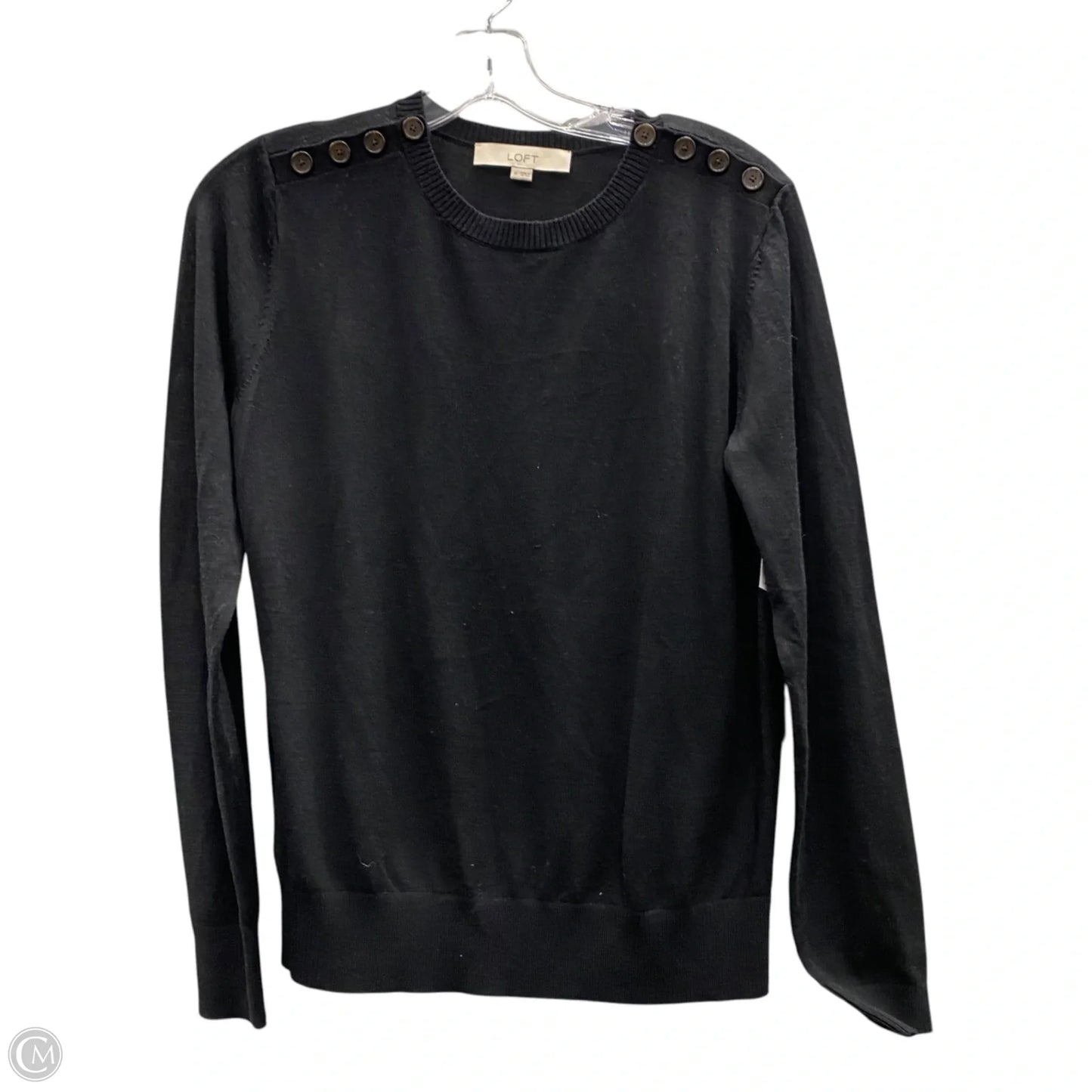 Sweater By Loft In Black, Size: M