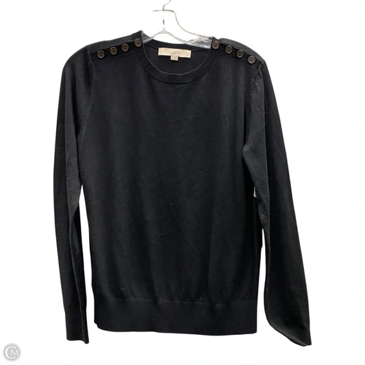 Sweater By Loft In Black, Size: M