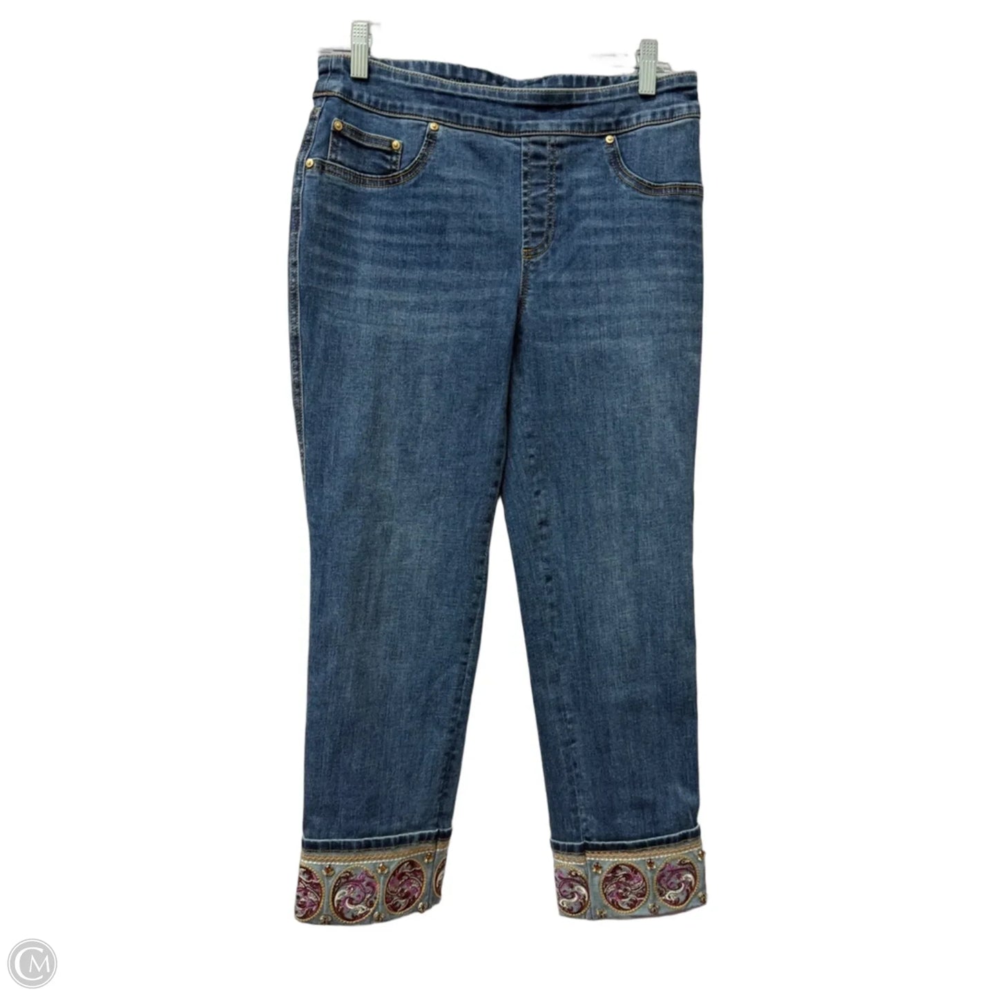 Jeans Cropped By Chicos In Blue, Size: 4p