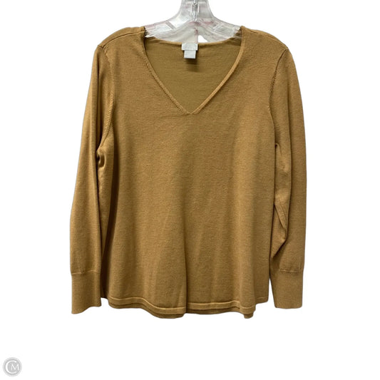 Top Long Sleeve By Chicos In Brown, Size: L