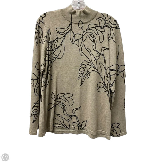 Sweater By Chicos In Tan, Size: M