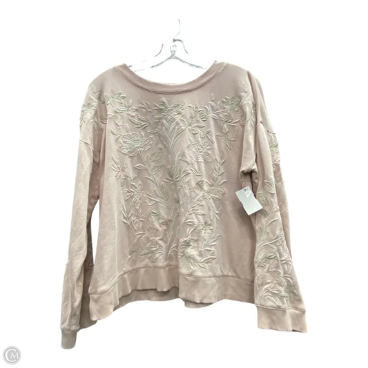 Top Long Sleeve By J. Jill In Pink, Size: Mp
