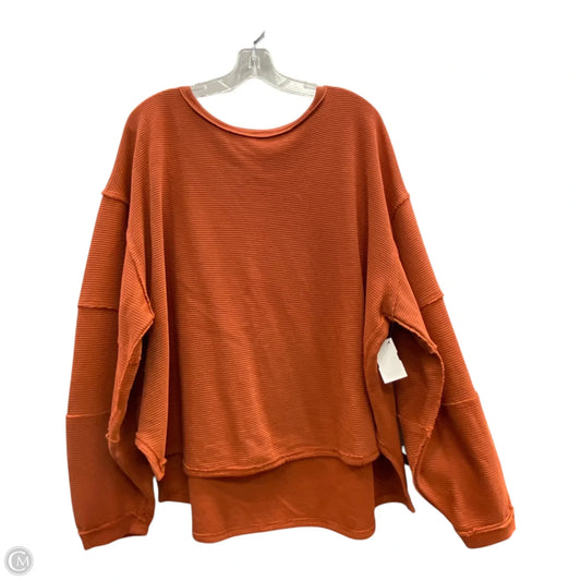 Top Long Sleeve By We The Free In Brown, Size: M