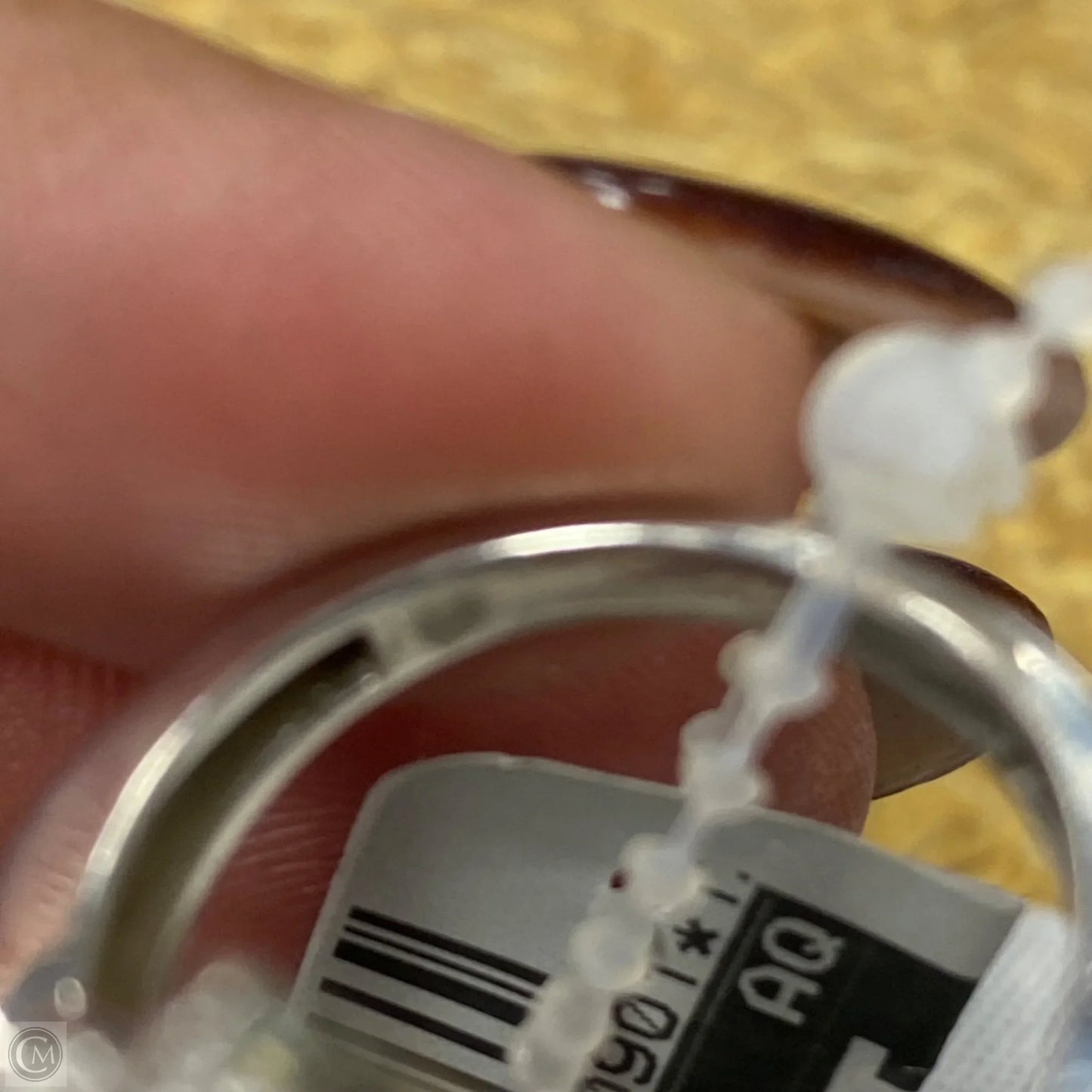 Ring Sterling Silver , Size: 9