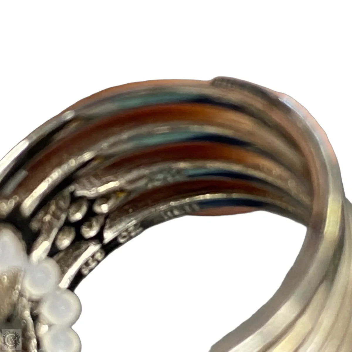 Ring Sterling Silver , Size: 6
