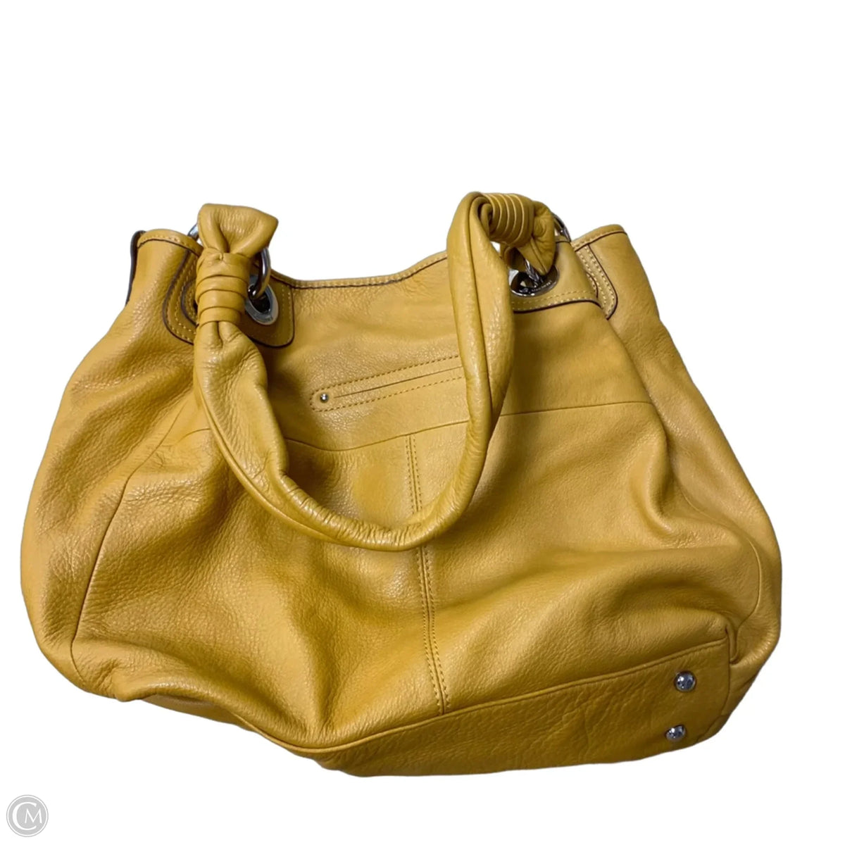 Handbag Leather By B. Makowsky, Size: Large