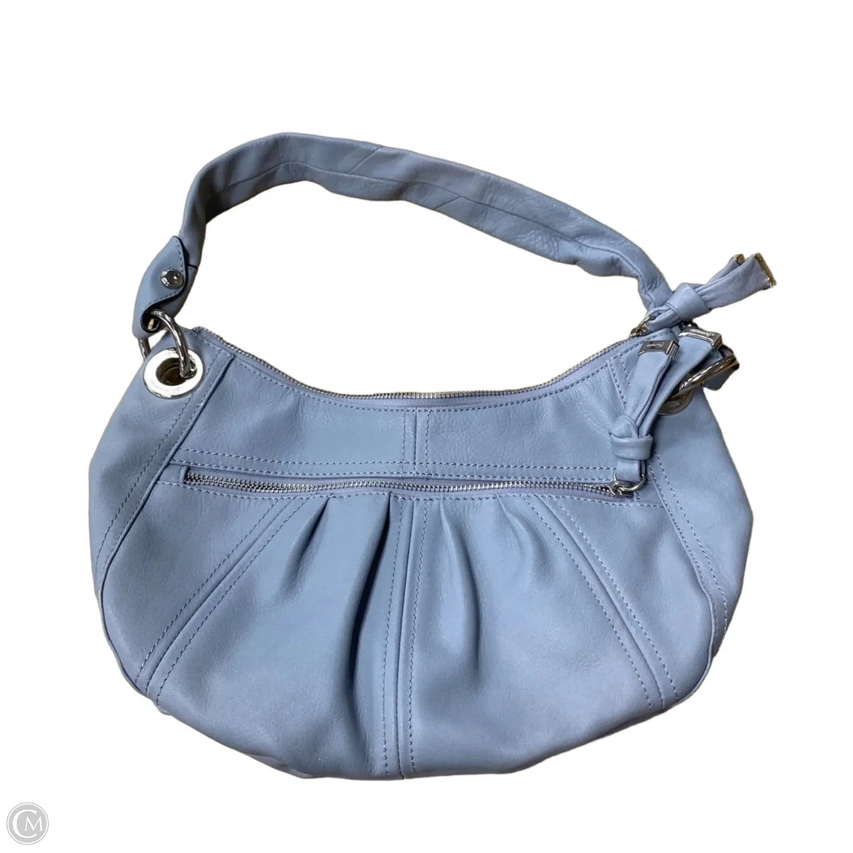 Handbag Leather By B. Makowsky, Size: Medium
