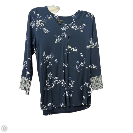 Top Long Sleeve By J. Jill In Blue, Size: S