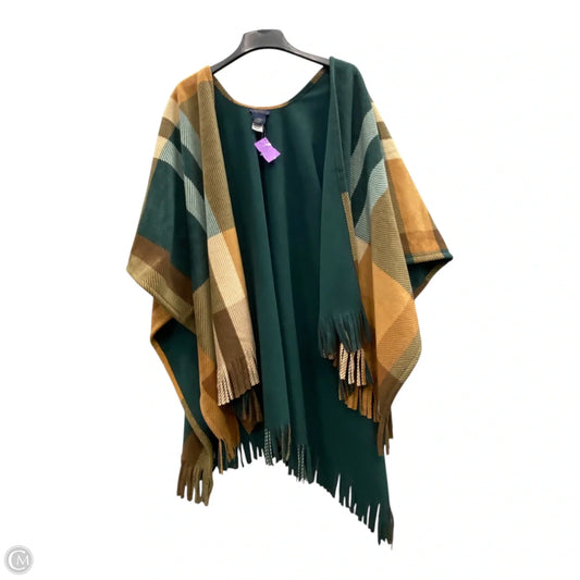 Shawl By Rachel Roy In Brown & Green, Size: Osfm