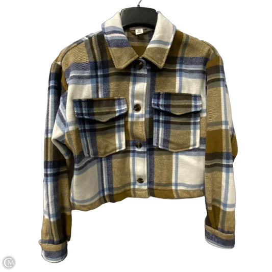 Jacket Other By For The Republic In Blue & Brown, Size: M