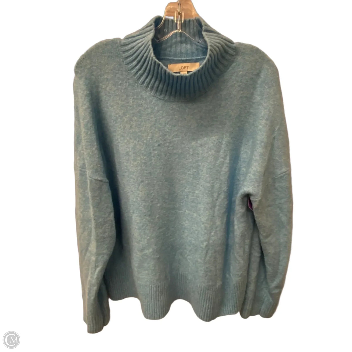 Sweater By Loft In Blue, Size: L