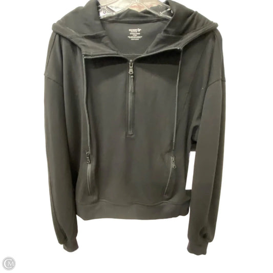 Athletic Sweatshirt Hoodie By Old Navy In Black, Size: S