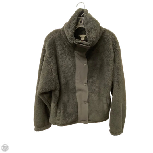 Jacket Fleece By Eddie Bauer In Black, Size: M
