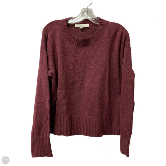 Sweater By Loft In Maroon, Size: S