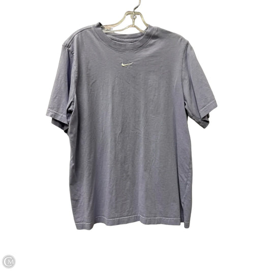 Athletic Top Short Sleeve By Nike Apparel In Purple, Size: S